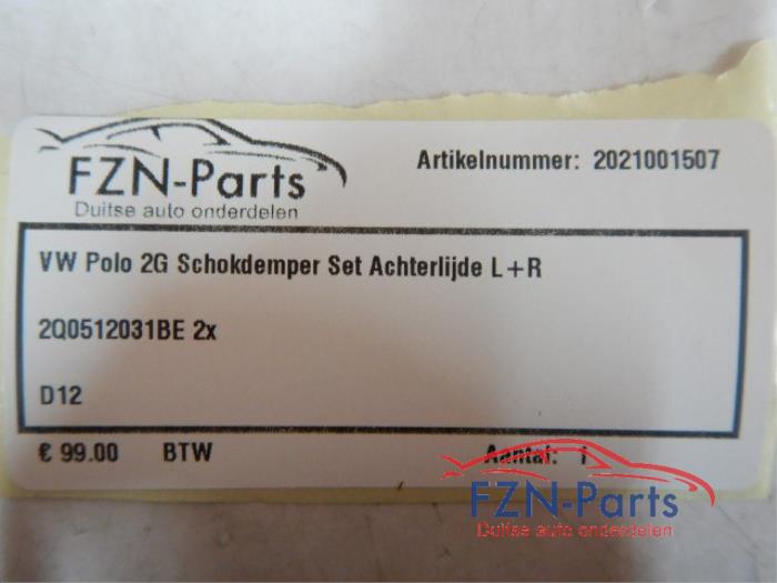 Schokdemper links-achter Volkswagen Polo (22740907)