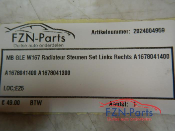 Mercedes-Benz GLE-Klasse W167 Radiateur steunen set Links / Rechts
