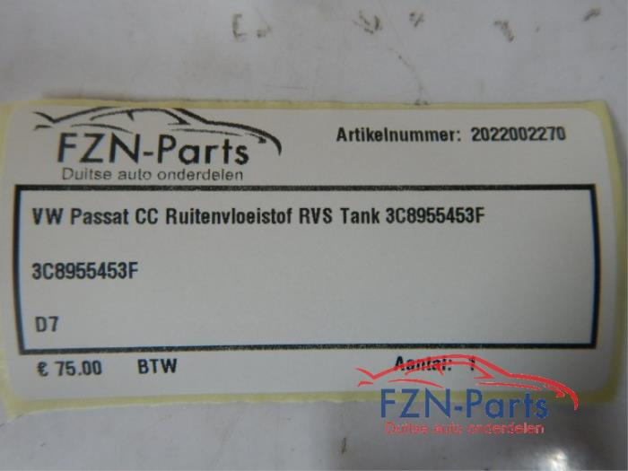 Ruitensproeiertank voor Volkswagen Passat (22743956)