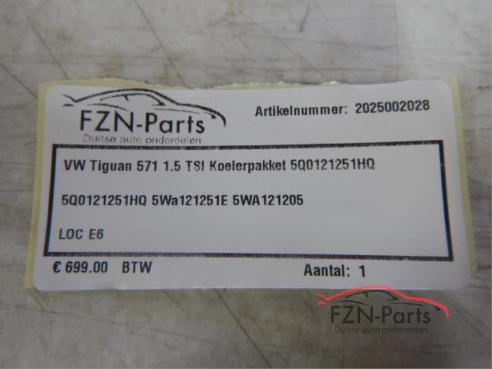VW Tiguan 571 1.5 TSI Koelerpakket