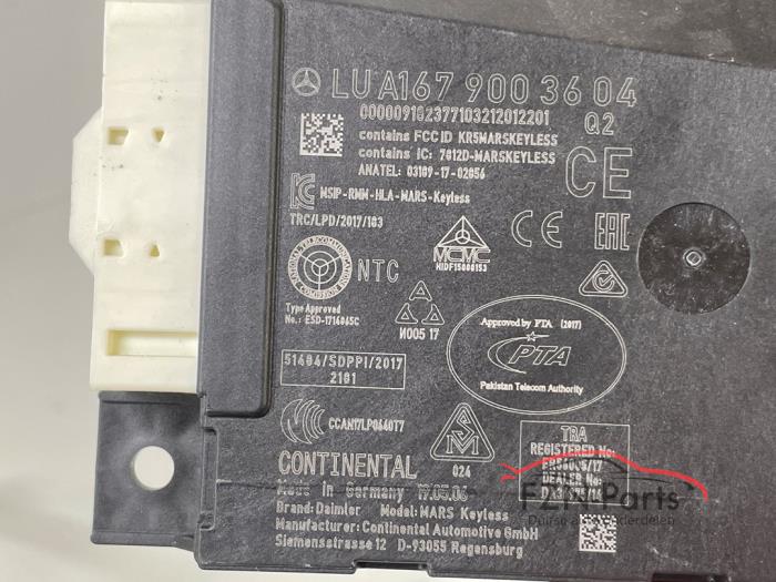 Mercedes-Benz CLA A118 Keyless entry module