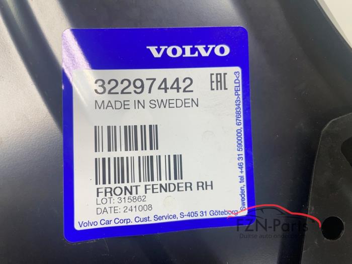 Volvo XC60 Zijscherm spatscherm Rechts-voor Ongeposten