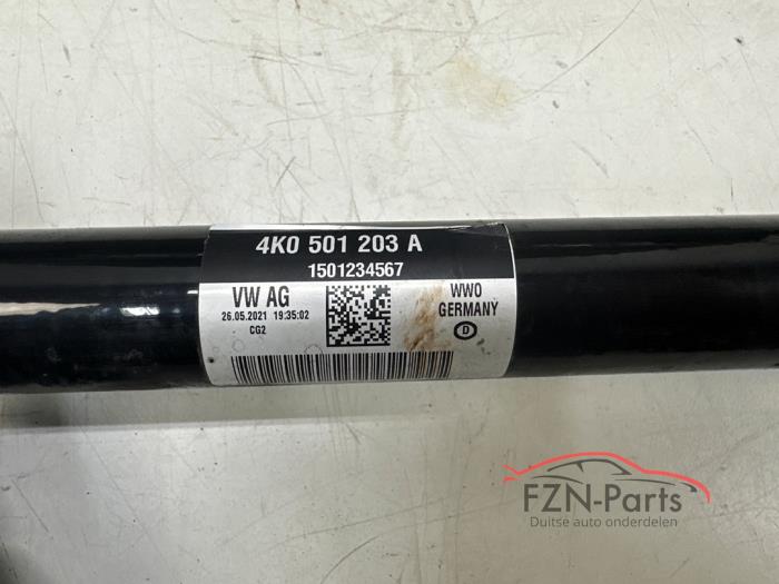 Audi A6 4K C8 Aandrijfas Links Achterzijde