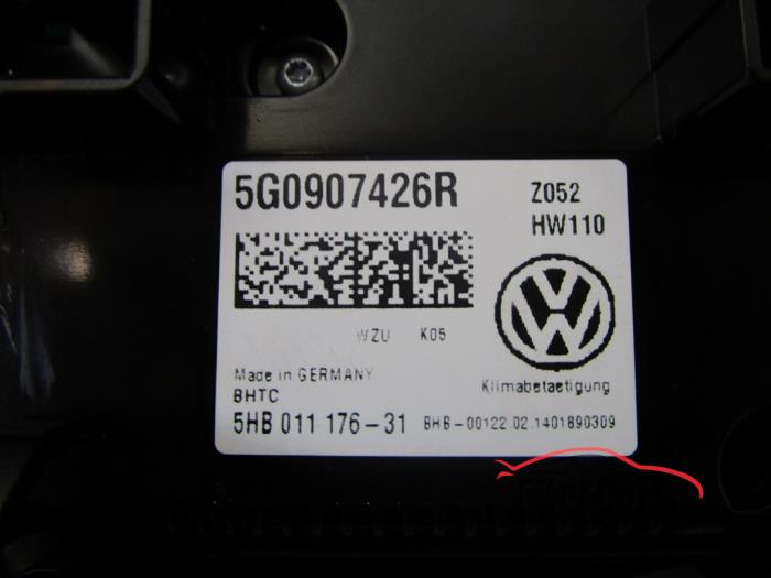 Climatronic Paneel Volkswagen Golf Sportsvan (22733172)