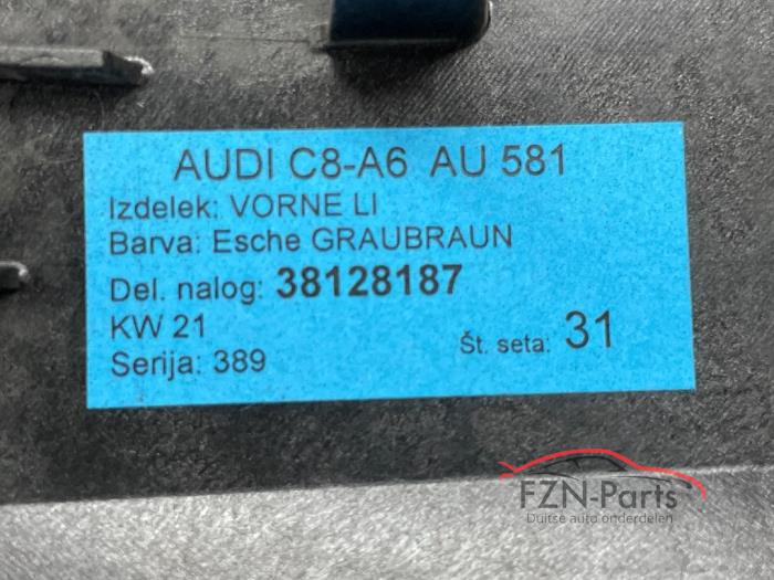 Audi A6 4K C8 Interieurlijsten set Esche graubraun