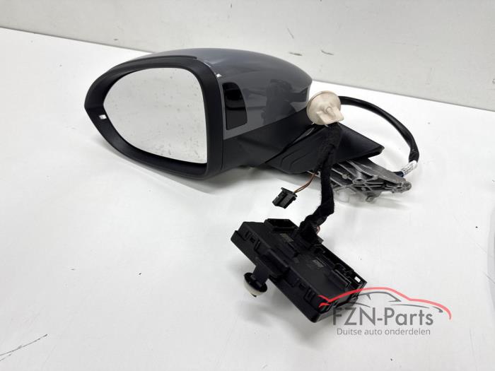 VW Golf 8 Facelift Inklapbaar Spiegel Links Side Assist Moonstone Grey