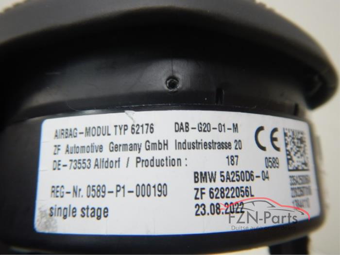 BMW 3-Serie G20 Facelift M Stuur Leer Leder MF+F1+ACC Stuurairbag