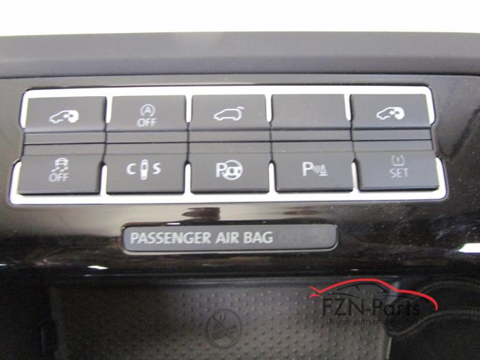 VW Sharan 7N Inleg Middenconsole Met Knopjes