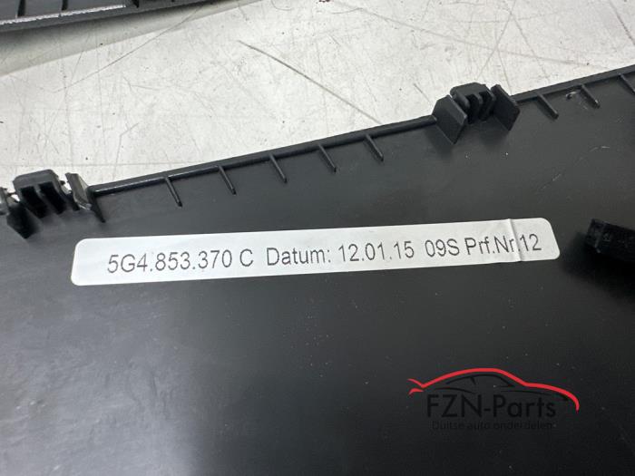 VW Golf 7 GTE LED Instaplijsten Set Blauw Verlicht