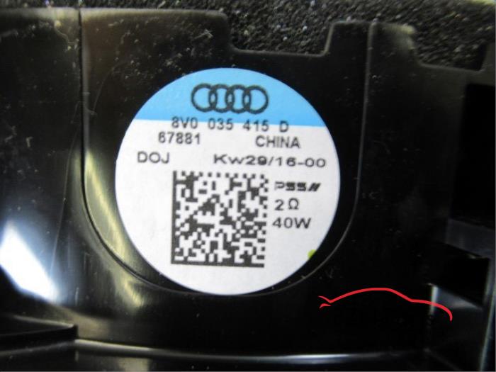 Audi A3 8V Speaker Linksvoor / Rechtsvoor