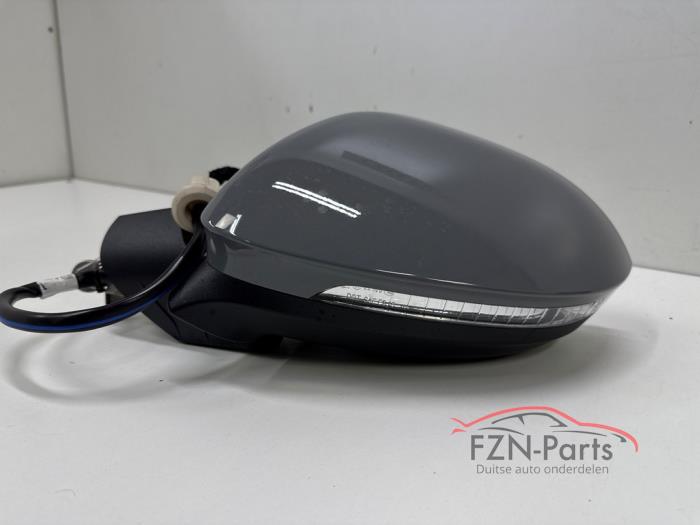 VW Golf 8 Facelift Inklapbaar Spiegel Links Side Assist Moonstone Grey