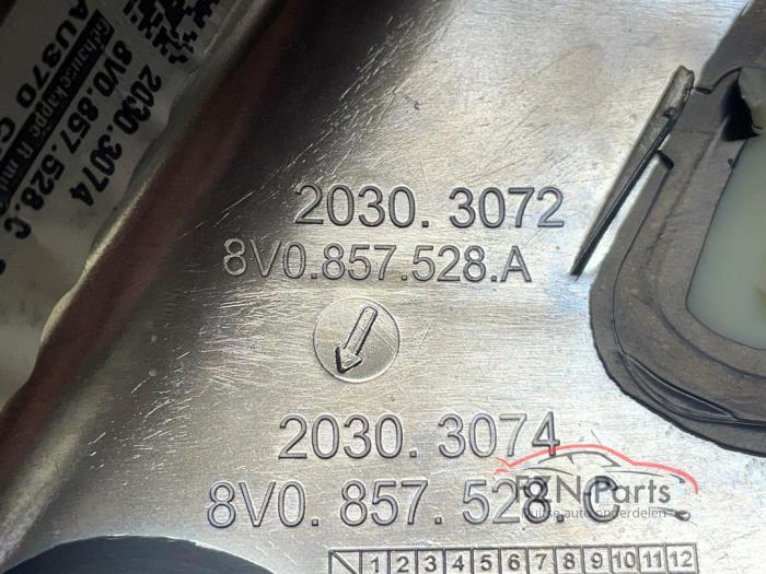 Audi A3 S3 RS3 8v Spiegelkap rechts chrome side-assist