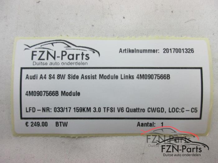 Audi A4 S4 8W Side Assist Module Links