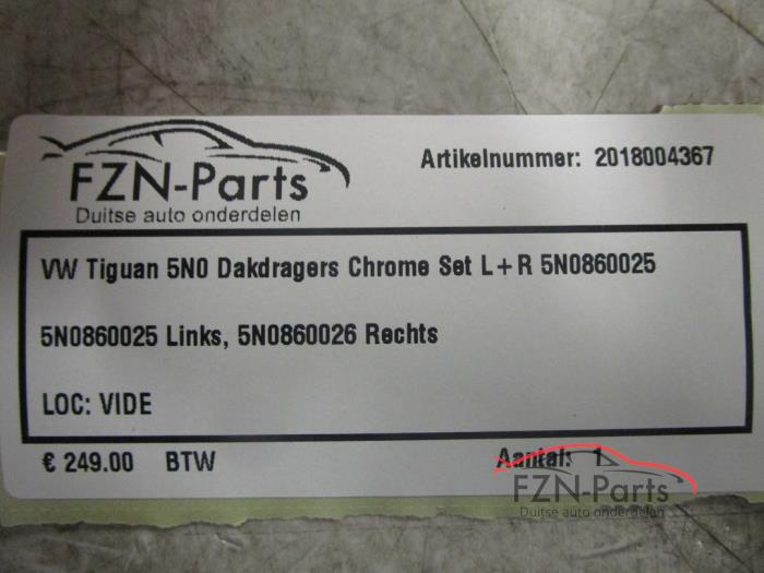VW Tiguan 5N0 Dakdragers Chrome Set L+R