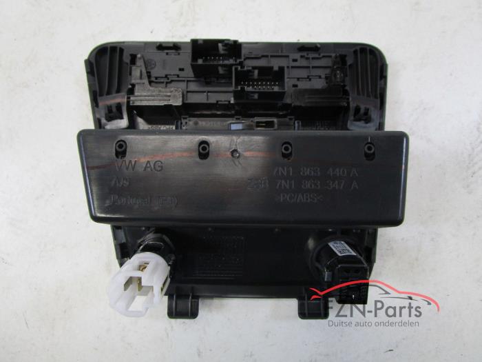VW Sharan 7N Inleg Middenconsole Met Knopjes