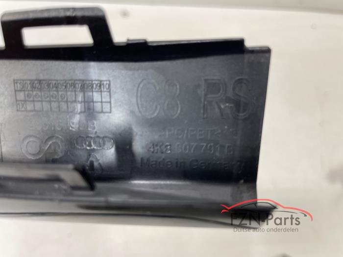 Audi Rs6 4K C8 Achterbumper Inleg Hoogglans zwart