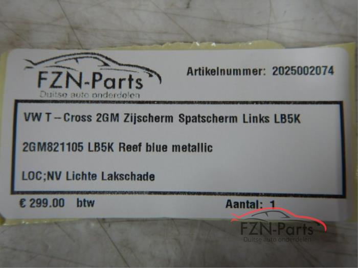 Scherm links-voor Volkswagen T-Cross (22724261)