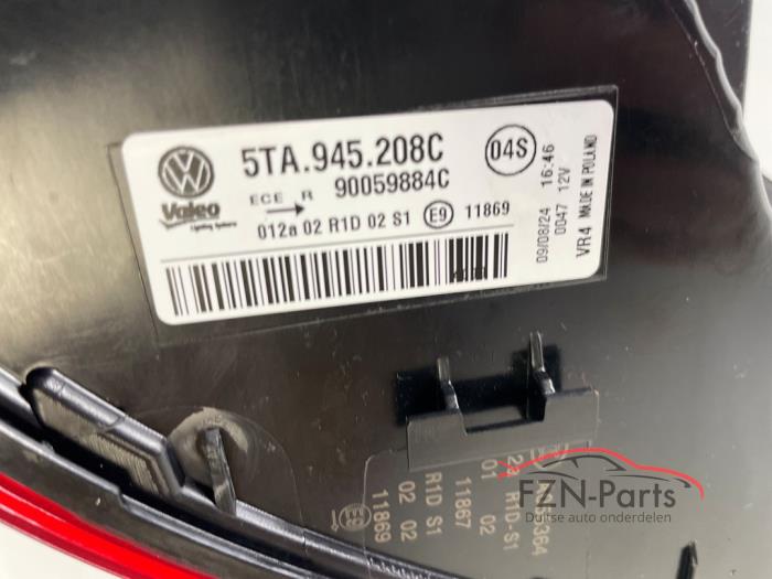 VW Touran 5TA Led Achterlicht Rechts-Buiten