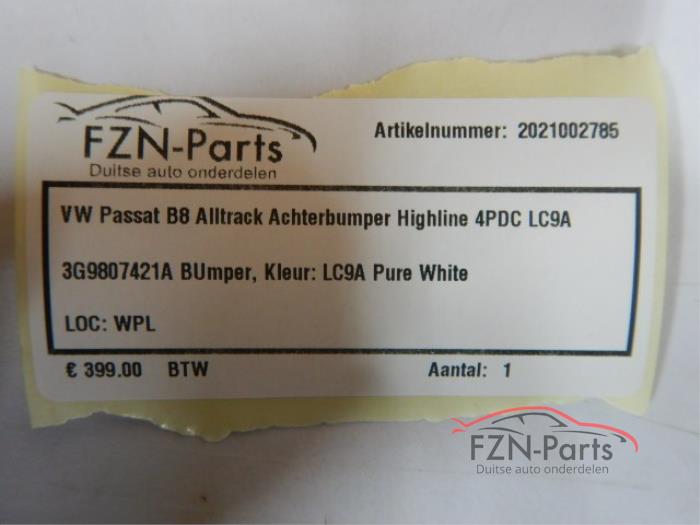 Achterbumper Volkswagen Passat (22724285)