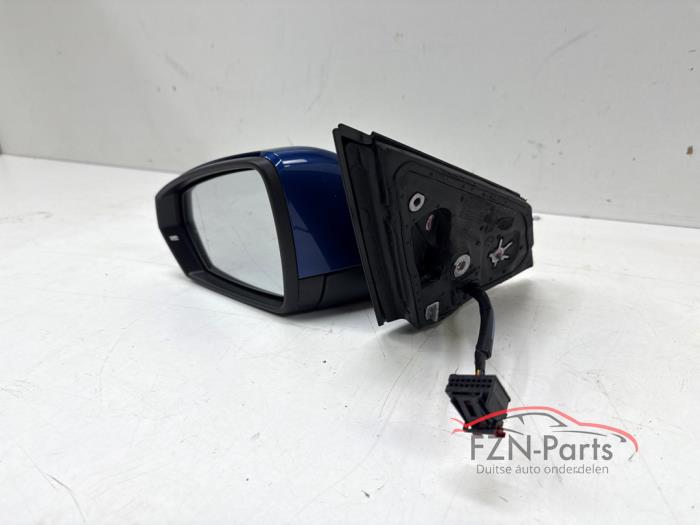VW Polo 2G Spiegel Links Inklapbaar Reef Blue