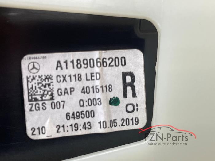 Mercedes-Benz CLA W118 Achterlicht LED Rechts-binnen