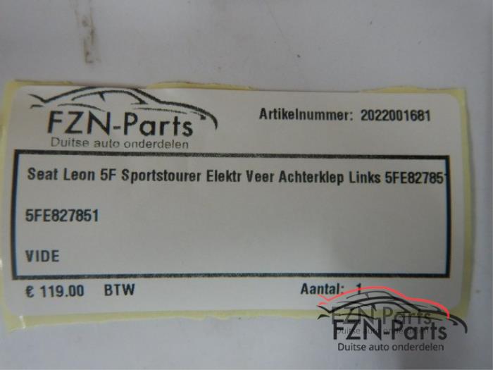 Seat Leon 5F Sportstourer Elektrisch Veer Achterklep Links