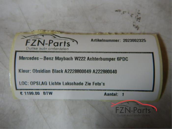 Mercedes-Benz Maybach W222 Achterbumper 6PDC