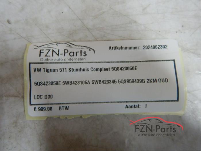VW Tiguan 571 Stuurhuis Compleet