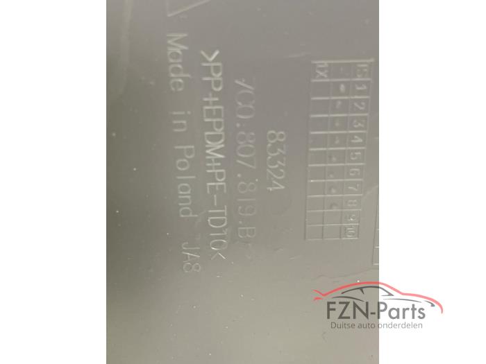 VW Crafter 7C Bovendeel voorbumper Plastic