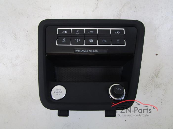 VW Sharan 7N Inleg Middenconsole Met Knopjes