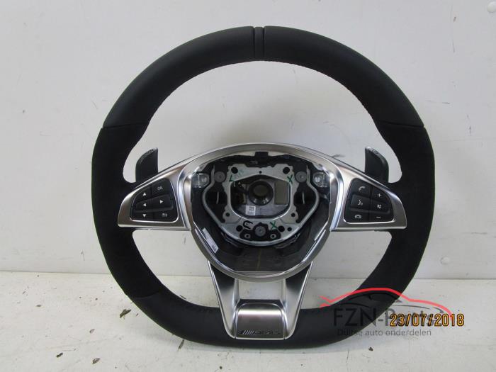 Mercedes-Benz W117 W176 W205 W213 W246 AMG Stuur Alcantara Leer MF+F1 A, B, C, E-Klasse, A45, CLA, GLA 45, C43, C63, E63