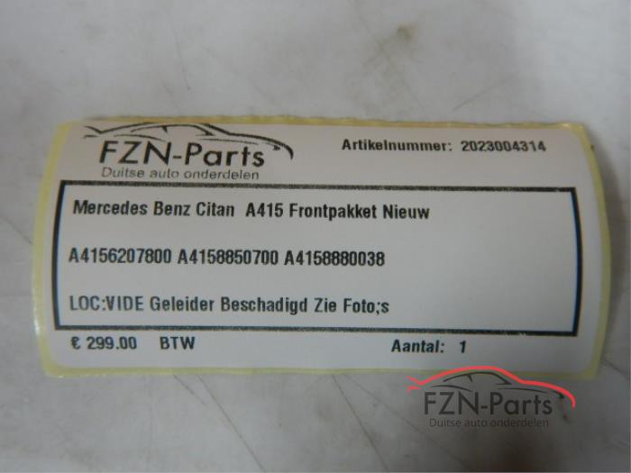 Mercedes-Benz Citan A415 Frontpakket