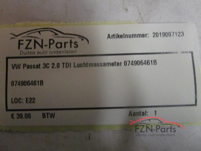 VW Passat 3C 2.0 TDI Luchtmassameter