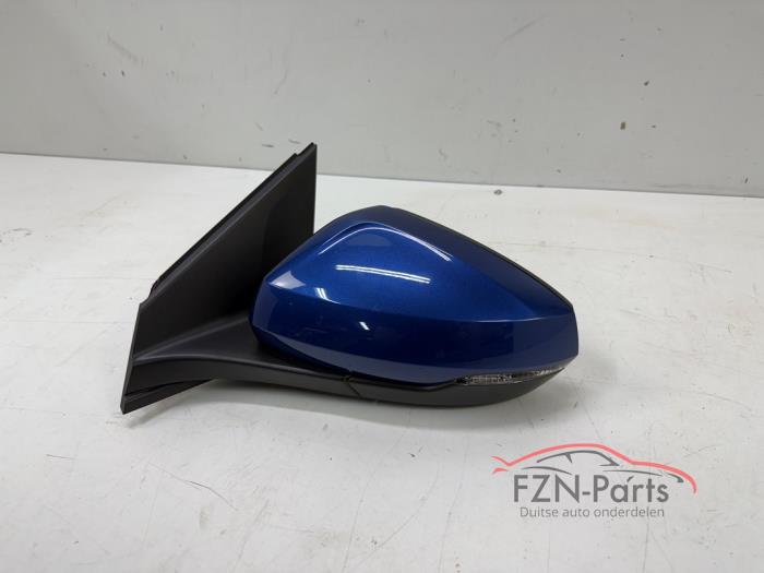 VW Polo 2G Spiegel Links Inklapbaar Reef Blue