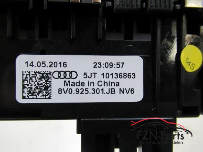Audi A3 8V Schakelaar Dashboard Midden