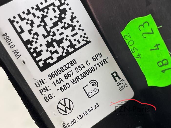 VW ID.7 A-Stijl rechts-voor Zwart