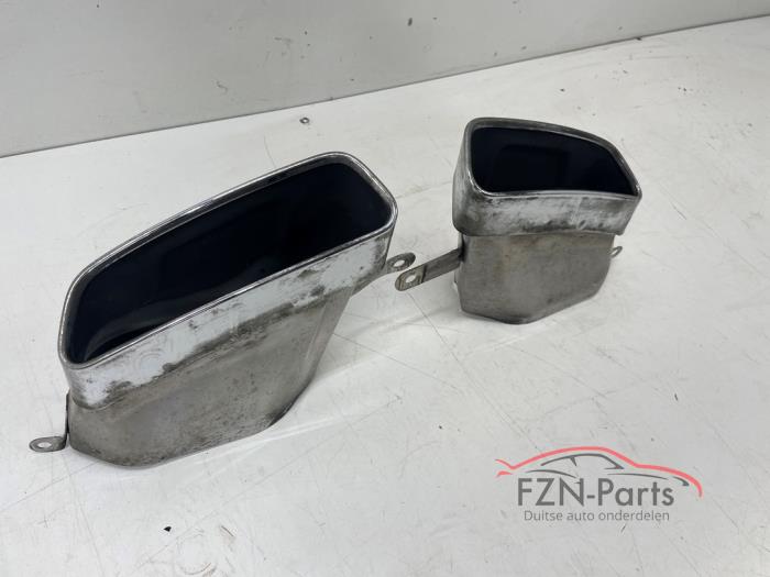 Audi A6 4G Facelift uitlaat sierstukken links rechts
