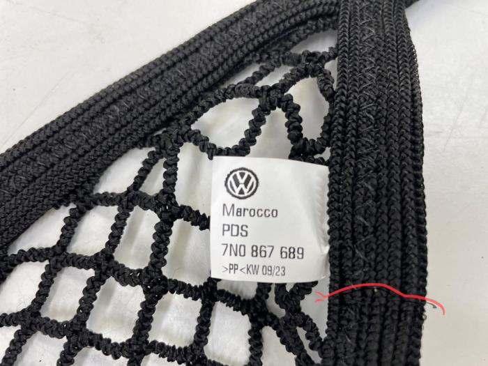 vw id.7 Bagagenet Kofferbak