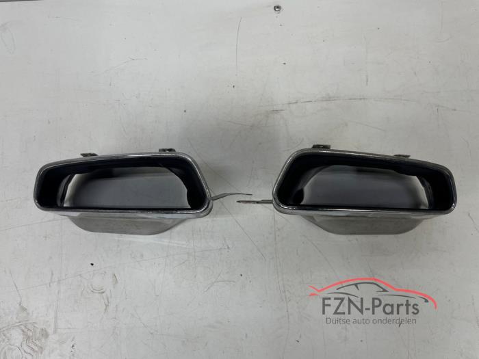 Audi A6 4G Facelift uitlaat sierstukken links rechts