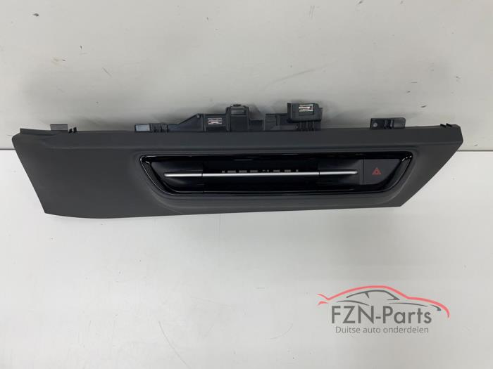 VW ID.7 Luchtrooster midden Dashboard zwart/chroom