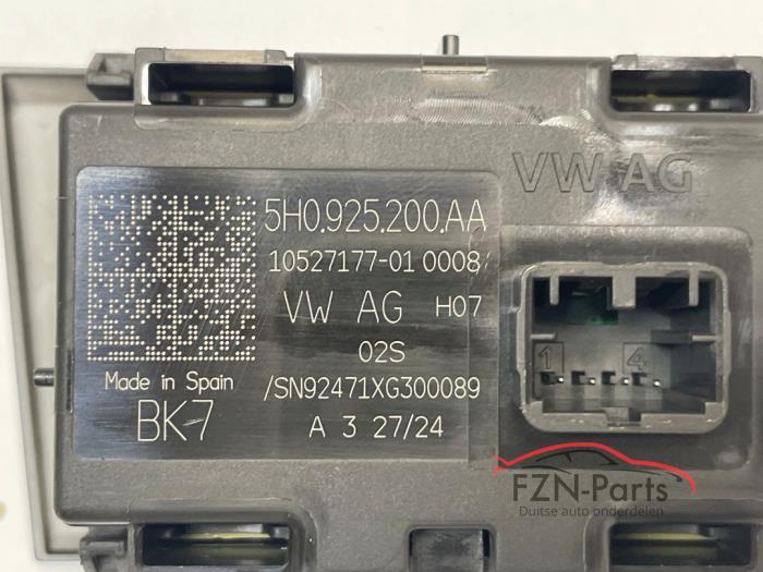 VW Caddy 2K7 Lichtschakelaar alarm licht schakelaar