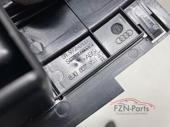 Audi TT 8J Asbak voorzijde middenconsole Aluminium kleur