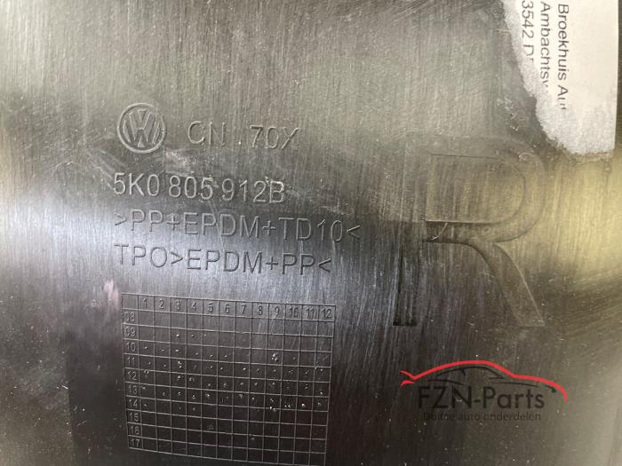 VW Golf 6 5K Modderkuip wielkuip voorste gedeelte