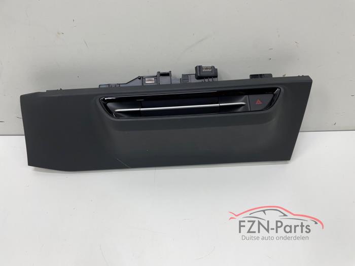VW ID.7 Luchtrooster midden Dashboard zwart/chroom