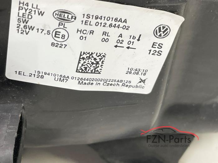 VW Up! 1S1 Facelift Koplamp H7 Rechts