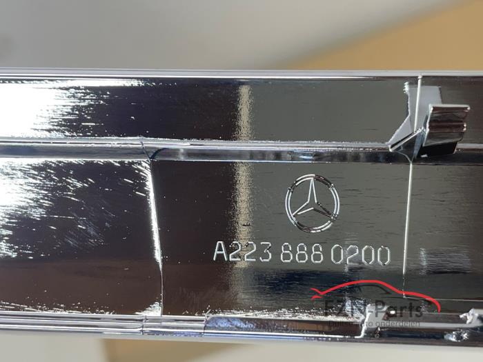 Mercedes-Benz W223 S-Klasse Sierlijst grille omranding Chroom