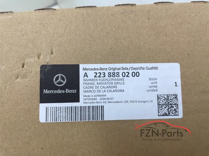 Mercedes-Benz W223 S-Klasse Sierlijst grille omranding Chroom