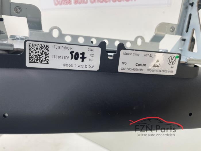 VW ID.7 Display Multi Media regelunit