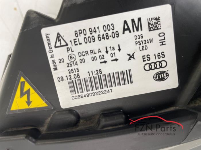Audi A3 8P Facelift koplamp Links Xenon