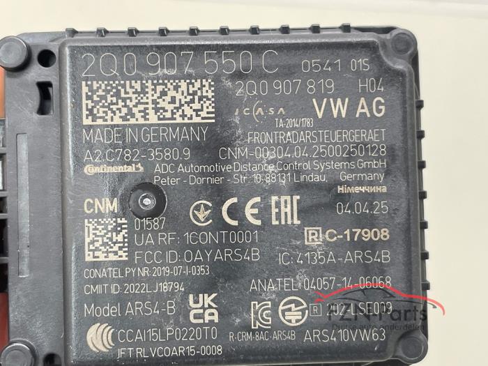 VW Tiguan 5NA ACC Radar Sensor